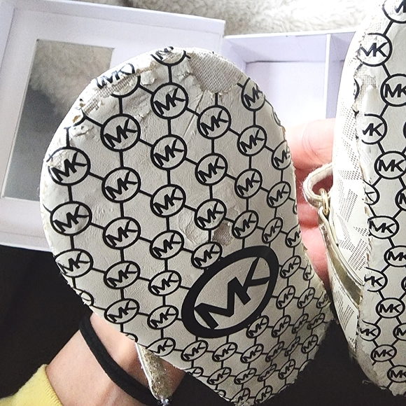 Michael Kors Toddler Size 4 Dress Flats With The Box, In Good Condition - Picture 6 of 6